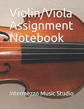 Violin/Viola Assignment Notebook