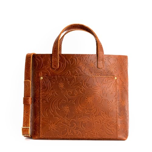 Image of Portland Leather Goods Medium Crossbody Tote for Women - Handmade from the Finest Full-Grain Hides | Handmade