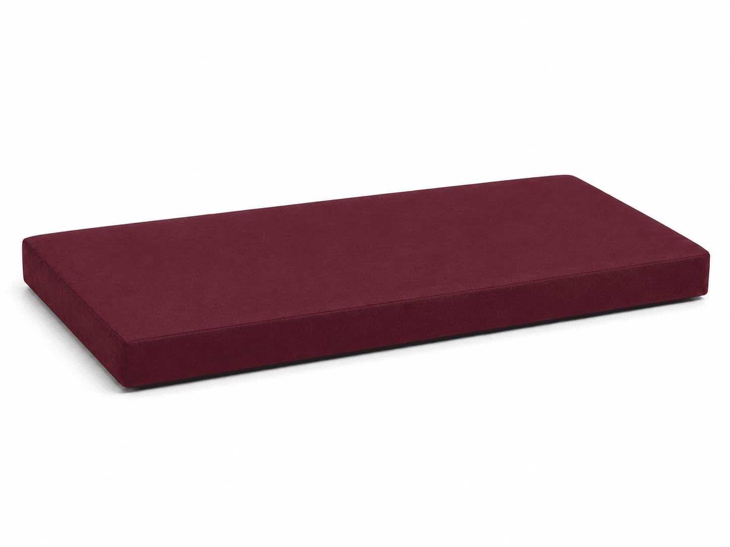MOTHER LAND Euro Pallet Furniture Cushions Set, Burgundy, Seat 120×80×7.5cm
