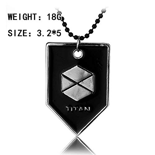 FEIDIAO 3 Pcs Destiny Necklace Hunter Warlock Titan Pendant Emblem necklace Ghost Iron Banner 2