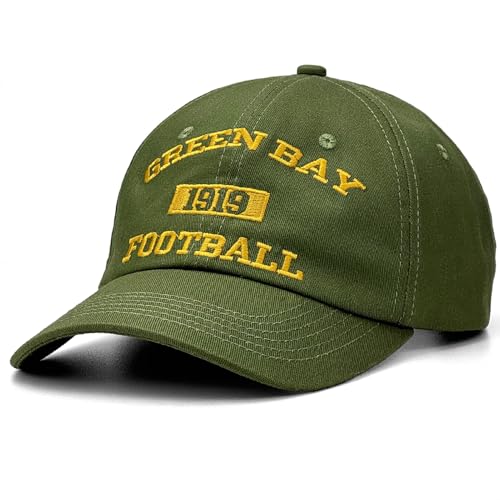 Image of Sport hat Trucker Hat for Men Women Classic Football Fans US Cities Mesh Adjustable Embroidered Baseball Cap