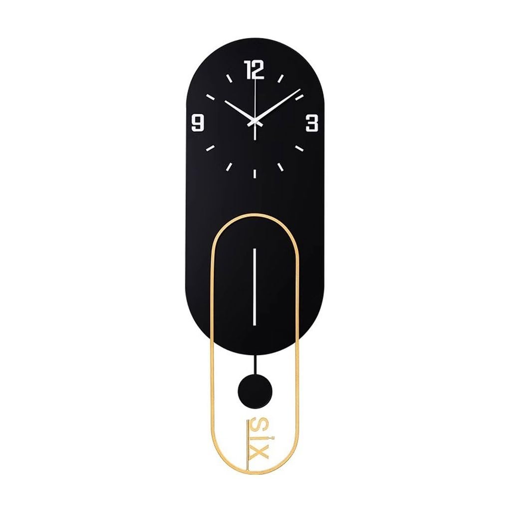 GFHTRELY Wall Clock Home Clock Wall Clock Living Room Modern Atmosphere Art Light Luxury Atmosphere Fashion Creative Simple Clock Clock