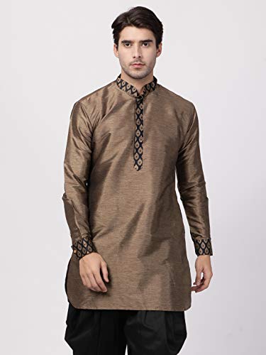Image of VM Men's Silk Blend Ethnic Shirt