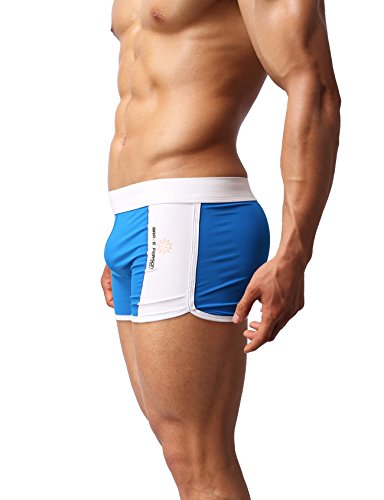 Men's Fashion Exercise Boxer Briefs Sports Shorts Swimming Trunks B10032
