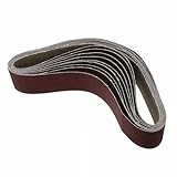 Schleifband, 686 x 50 mm, Aluminiumoxid, Körnung 60–1000, für Holz, Weichmetall, Polieren, Blitzentfernung, Beschichtung, Schleifen bei der Eisenbearbeitung