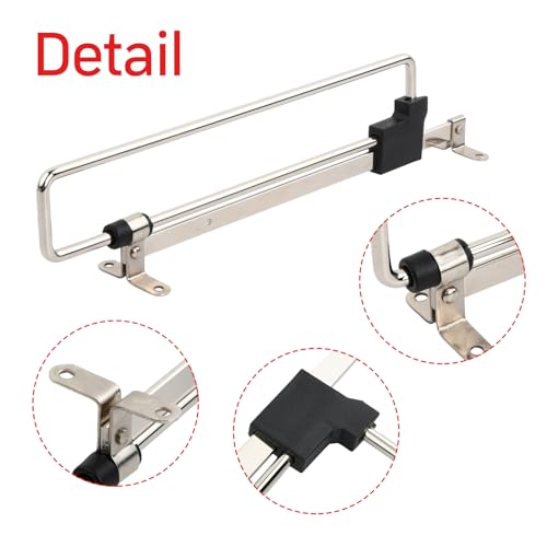 NiceLand Teleskop Kleiderstange Speicherplatz Sparen Ausziehbare Kleiderstange Kleiderstange Schrank Ausziehbar Kleiderstange Ausziehbar Kleiderschrank-Organisator für Schlafzimmerschrank (300mm)