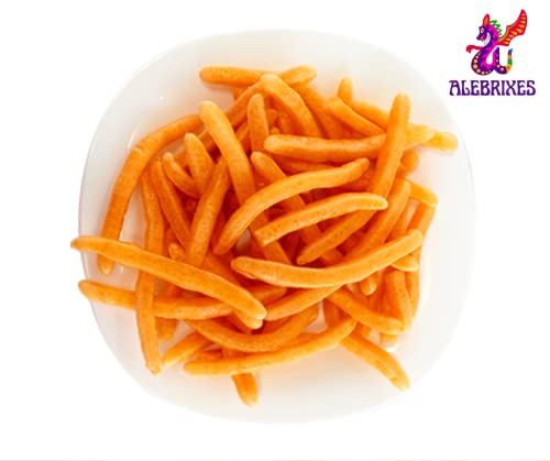 Alebrixes | Mexican Wheat Straw Pellets 8oz (226g) | Duritos - Mexican Snack | Chicharron - Fritura De Harina Para Freir | Savory, Classic, Crispy, Mouth-Watering | Handcrafted in Mexico.