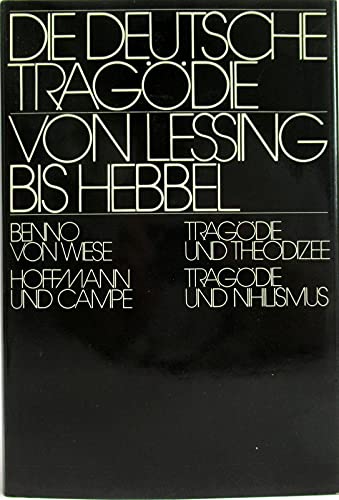 Amazon.co.jp: Die deutsche Tragoedie von Lessing bis Hebbel. Tragoedie ...