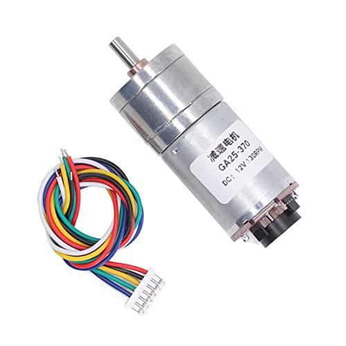 Gear Motor 12V 130RPM High Torsion Printer Gear Motor Metal Gear Aluminum Alloy Gear Motor for Printer Robot