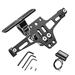 Motorcycle-License-Plate-Bracket-Fender-Eliminator-Kit-Motorcycle-Tail-Tidy-Motorcycle-License-Plate-Holder-Mount-With-LED-Light-CNC-Aluminum-Universal
