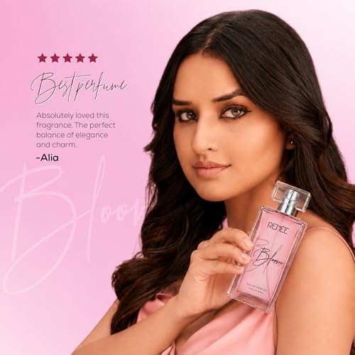 Image of RENEE Bloom Eau De Parfum 100Ml | Premium Long Lasting Luxury Perfume Liquid| Notes Of Almond, Unisex Adult, Scent For All Occasions