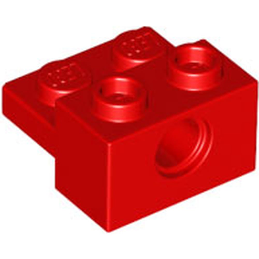 LEGO Technic, Brick Modified 1 x 2 with Hole and 1 x 2 Plate, Part 73109, Choose Your Colour, Part 73109, Choose Your Colour (Red, 10, count)