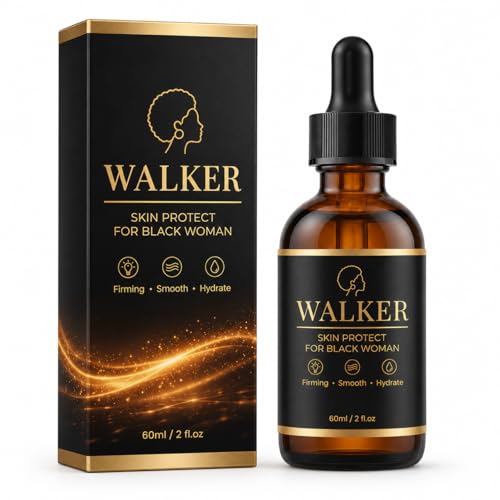 Walker Skin Protect Serum Walker Skin Protect for Black Women Natural Firming Face Serum Fills Wrinkles & Fine Lines Lightweight Night Skin for all skin types 60mL