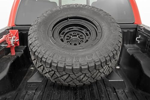 Rough Country Bed Mount Spare Tire Carrier for Toyota Tacoma Trucks (2016-2023)...