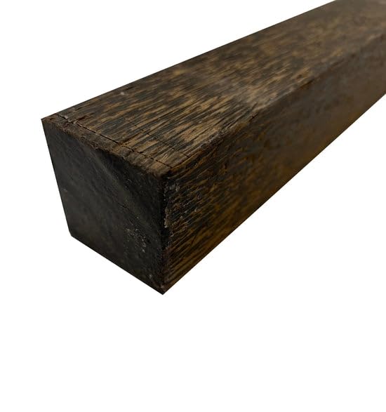 Exotic Wood Zone 1-1/2" x 1-1/2" x 6"-Black Palm Turning Wood Blanks - Premium Kiln-Dried Exotic Wood and Raw Lumber for Sustainable Woodworking, Woodcraft, and Lathe Projects 5 Pieces