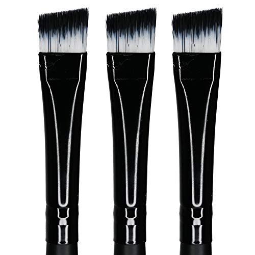 Disposable Angled Brush, Eyebrow Brush, Tinting Brush, Makeup Brush (Pack of 50 PCS)