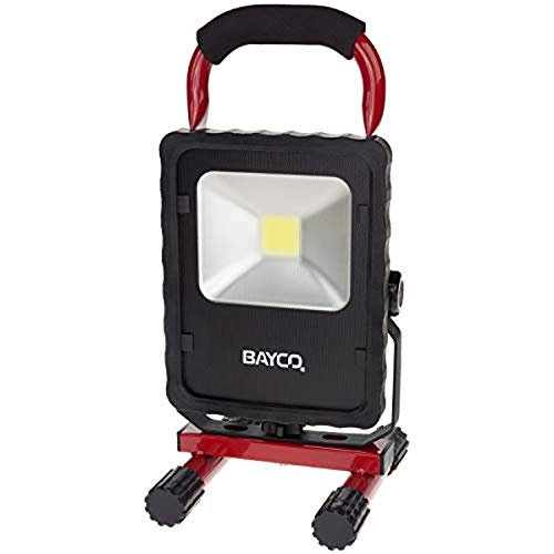 Bayco SL-1512 3000-Lumen LED Work Light, Red/Black