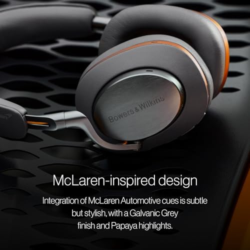Image of Bowers & Wilkins Px8 McLaren Edition Over-Ear Wireless Headphones, Advanced Active Noise Cancellation, 30-Hour Battery Life, 15-Min Quick Charging