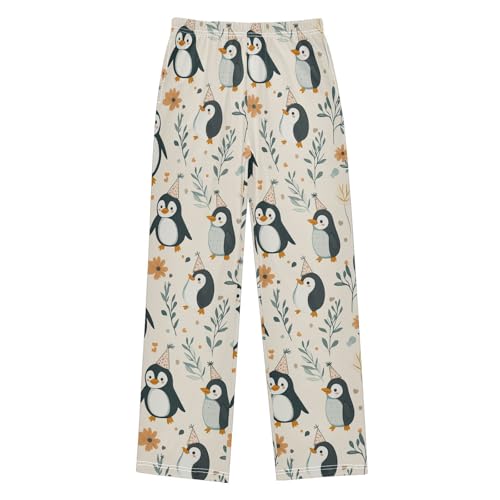 Pajama Bottoms, Pajamas Pant Penguins Cute Cartoon Lounge Wear Casual Sleep Long Pants Soft Pjs Sleepwear