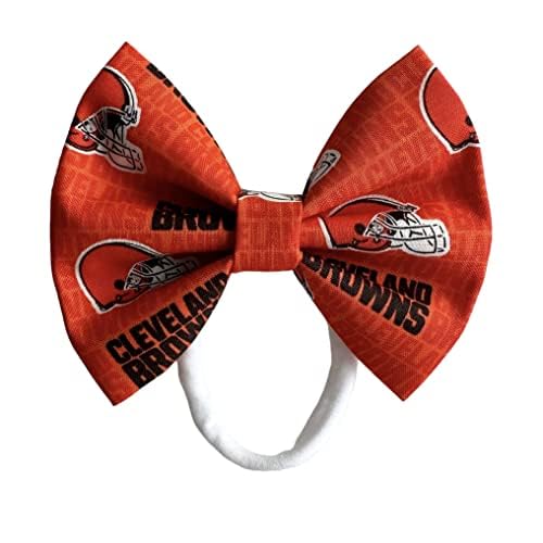 Browns Bow Baby Headband or Hair Clip