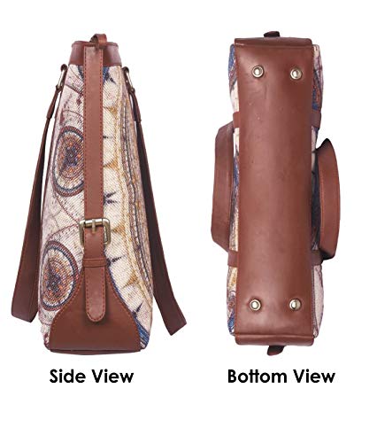 Image of ZOUK Vegan Leather Women's Office Bag for 15.6 inch Laptop, MacBook