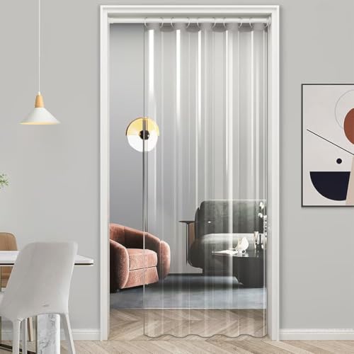 ビニールカーテン 糸入り 防寒 間仕切り のれん 透明 190✖️260