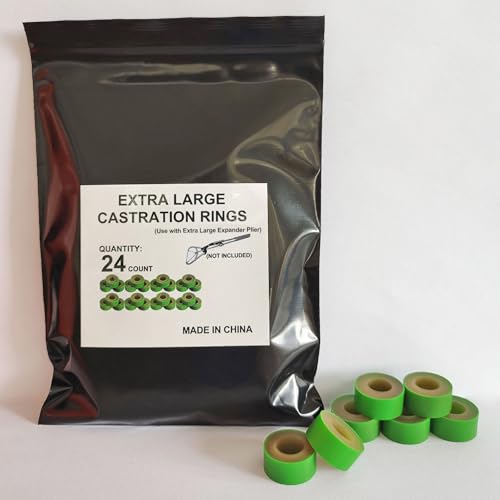 VET.PLUS Anéis extragrandes GG para bovinos (24 unidades, use com Tri Bander GG)