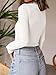 PRETTYGARDEN Women's Turtleneck Long Sleeve Shirts 2026 Fall Basic Tees Ribbed Fitted Tops Thermal Layering Knit Top Clothes (White,XX-Large)