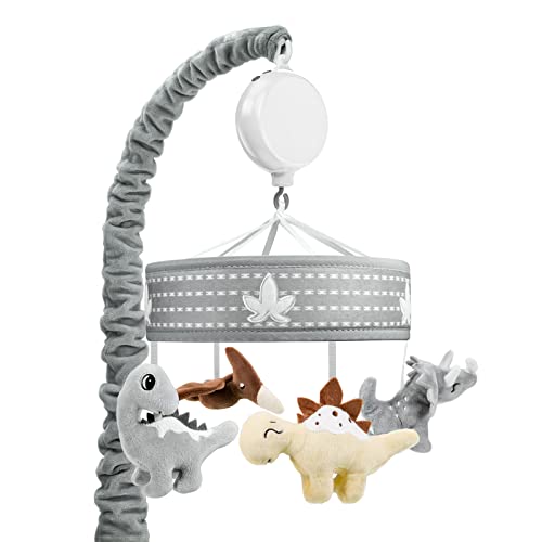 Image of FEISIKE Baby Crib Mobile 28" Height with 3 Modes Musical Box(Turn Only, Music Only,Turn & Music), 12 Lullabies, Volume Control, Nursery Toys for Newborn Ages 0 and Older, Dinosaur Jurassic Theme Toys