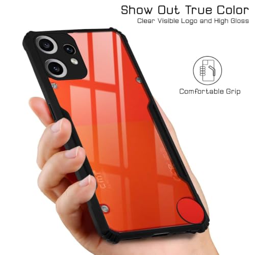 Image of Jkobi Hybrid Back Case Cover for Nothing CMF Phone 2 Pro (Shockproof with Polycarbonate Clear Panel | Professional Black)