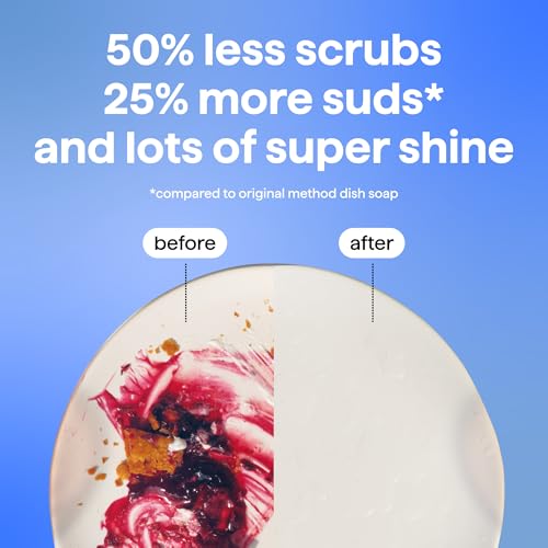 Image of method Super Shine Liquid Dish Soap, Free + Clear, Unscented, 16 fl oz