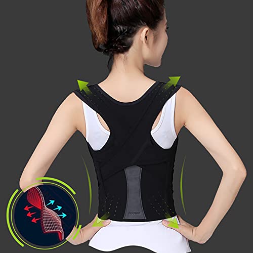 Correcteur de posture élastique fixe et invisible pour un maintien doux du cou - 3