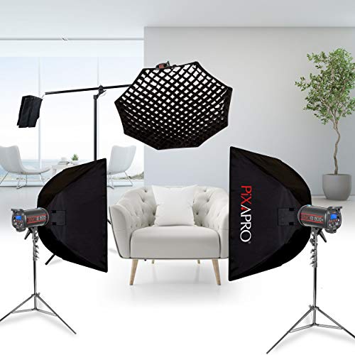 Furniture KINOII 600+ 1800 Ws Leistungsstarkes Stroboskop-Foto-Studio-Set für kleine/mittelgroße E-Commerce-Katalog…