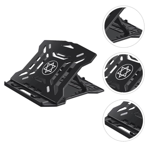 Base ergonómica plegable para laptop ajustable negra miniatura 6