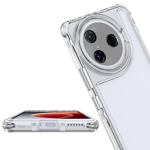 Elubugod Compatible with Tecno Camon 30 Pro 5G Case,3 in 1 Anti-Fall and Shock-Absorbing Protective Cover Compatible with Tecno Camon 30 Pro 5G CL8 Case Cover Clear