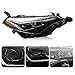 PENSUN LED Headlight Assembly for 2017 2018 2019 Toyota Corolla SE XSE XLE - Dual Projector Front Headlamps, Left & Right, Plug-and-Play