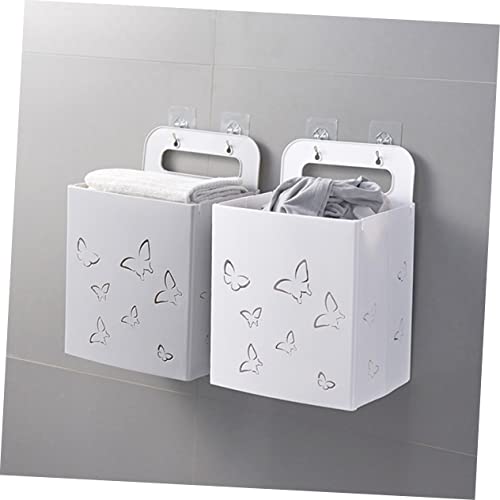 Panier à linge pliable mural de grande capacité pour salle de bain