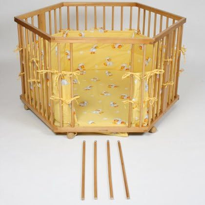 Parc Reglable En Hauteur Hexagonal Motif Canards Jaune Amazon Fr Bebe Et Puericulture