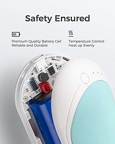 OCOOPA HotPal Rechargeable Hand Warmer, 5200mAh Electric Handwarmer,Portable Pocket Heater, Heat Therapy Great for Raynauds, Hunting, Golf, Camping, Women Mens Gifts - Thumbnail 3