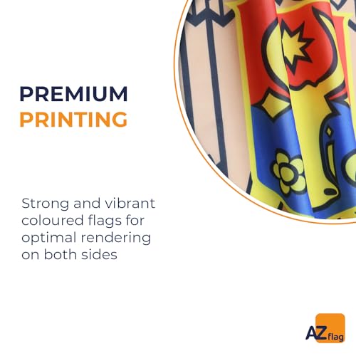 AZ FLAG, Moldova Flag, 3x5 Ft, Light Polyester Moldovan Banner with Two Brass Eyelets, Fade Resistant, Vivid Colors - Image 3