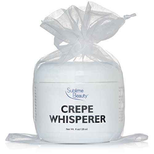 Sublime Beauty NEW! Crepe Whisperer, Replenishing Cream to Treat and Smooth Crepey Skin, with Organic Shea Butter, Fruit Extracts, Hyaluronic Acid and More. 4.oz from (1 JAR)