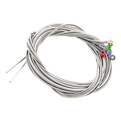 ifundom 1 Set Bass Stainless Steel Strings Colorful Head for Bass Guitar Accessories Musical Strings Instrument Strings Sturdy and Bright Tone Cost