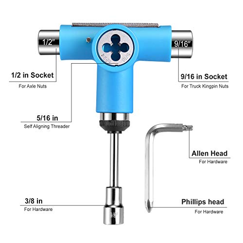 Image of Skate Tool 10-in-1 Multi-Function Skateboard Tools