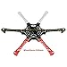 QWinOut F550 Airframe RC Hexacopter Drone Kit DIY PNF Unassembly Combo Set with Kkmulticopter Flight Controller for Beginners (Only Airframe Kit)