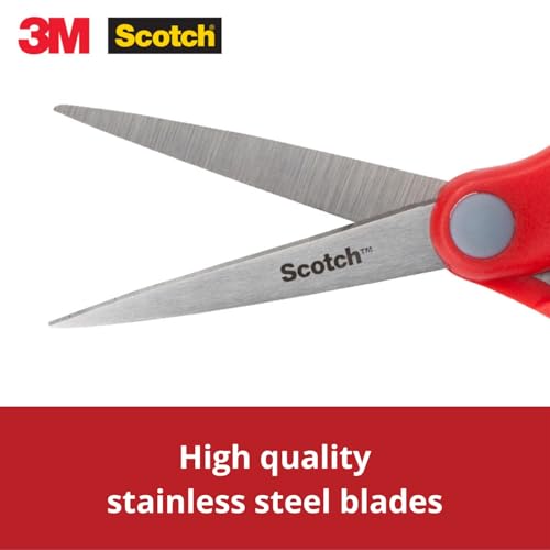 Image of 3M Scotch Combo Pack - Transparent Packing Tape (24mm, 3-Inch Core) + Multi-Purpose Scissors (6 inch) + Double-Sided Foam Tape (2.4cm x Ideal for Packaging, Crafting & Office Use