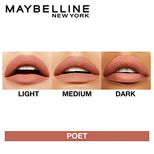 Image of Maybelline New York Super Stay Matte Ink Liquid Lipstick, 60 Poet, 5g