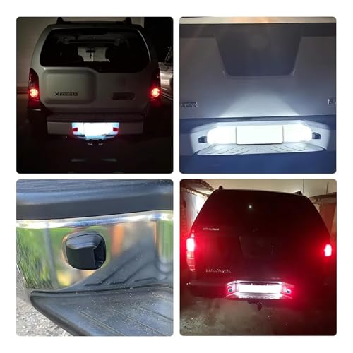 Lámpara de matrícula para Suzuki con luz LED impermeable para evitar multas 6