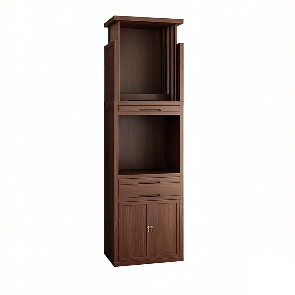 ZZlei2yu-12 buddhist altar shelf Solid Wood 3 Tier Buddhist Shrine Cabinet