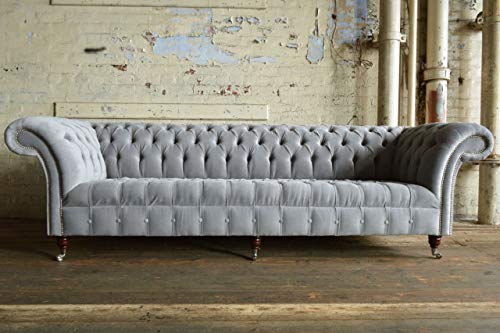 jvmoebel XXL Big Sofa Couch Chesterfield 245cm Polster Sofas 4 Sitzer Leder...
