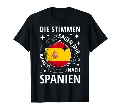 Bandera de España vacaciones España con frase en español Camiseta
